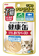 子猫のための健康缶パウチ こまかめフレーク入りまぐろペースト