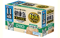 11歳からの健康缶6Ｐ しっとりムース かつお