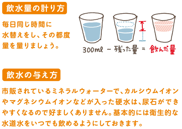 たんぱく源を1種類に限定して与えましょう。